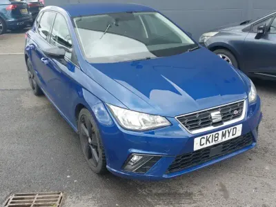 Used Seat Ibiza FR 95 HP (69 kW) 2018 Blue Hatchback