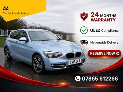 Usado BMW 116 Sport Line 2015 Azul Utilitario