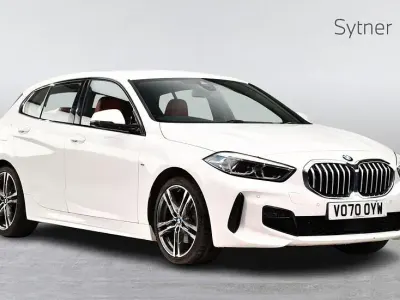 Used BMW 118 M Sport 138 HP (101 kW) 2020 White Hatchback