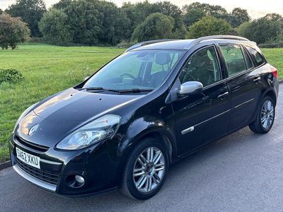 Black Used 2012 Renault Clio GrandTour Dynamique Estate | £995