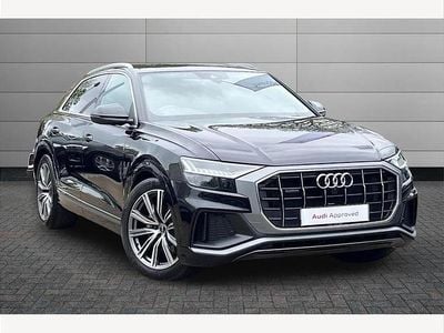 Używany Audi Q8 S-Line 286 KM (210 kW) 2020 Czarny SUV