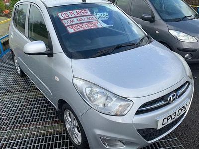 Silver Used 2013 Hyundai i10 Style Hatchback | £3,495 (Fair price)