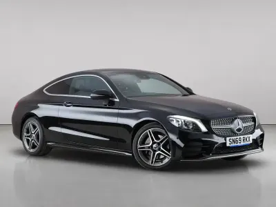 Used Mercedes C220 AMG Line Premium 194 HP (142 kW) 2019 Black Coupe