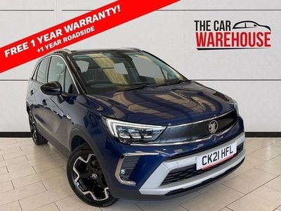 Used Vauxhall Crossland SRi 108 HP (79 kW) 2021 Blue SUV