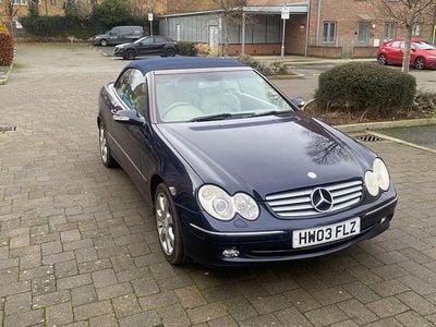 Blue Used 2003 Mercedes CLK320 Elegance Cabriolet | £2,199 (Fair price)