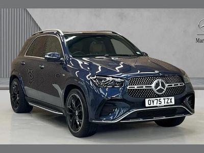 Used Mercedes GLE400 AMG Line Premium Plus 381 HP (280 kW) 2025 Metallic paint sodalite blue SUV