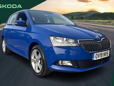 Used Skoda Fabia SE L 94 HP (69 kW) 2019 Blue Hatchback