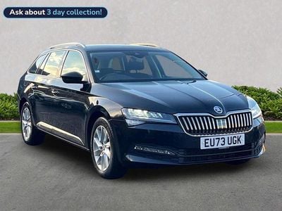 Used Skoda Superb SE 150 HP (110 kW) 2023 Black Estate