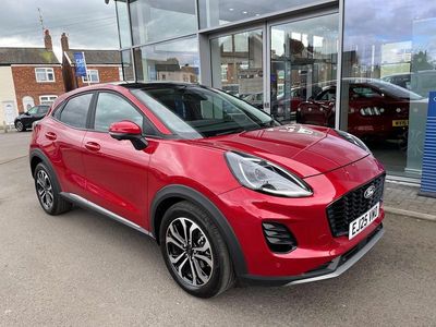 Used Ford Puma Titanium 125 HP (91 kW) 2025 Red SUV