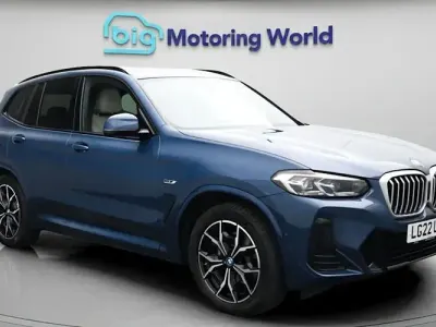 Used BMW X3 M Sport 292 HP (214 kW) 2022 Blue SUV