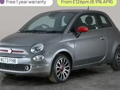 Used Fiat 500 Red 70 HP (51 kW) 2022 Grey Hatchback