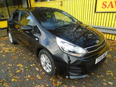 Black Used 2015 Kia Rio Hatchback | £5,495 (Fair price)