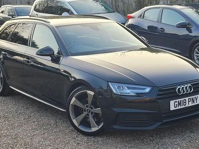 Used Audi A4 Black Edition 2018 Black Estate