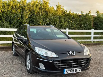 Used Peugeot 407 110 HP (80 kW) 2009 Black Estate