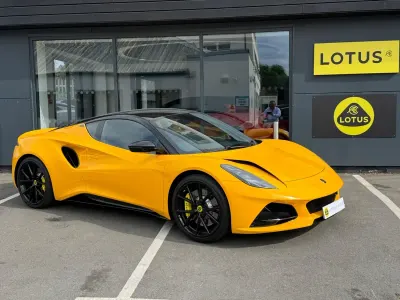New Lotus Emira 2026 Yellow Coupe