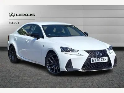 Used Lexus IS300h Sport Line 223 HP (164 kW) 2020 F sport white Sedan