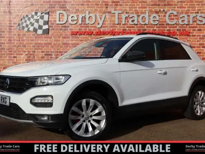 Used VW T-Roc SE 115 HP (84 kW) 2018 White SUV