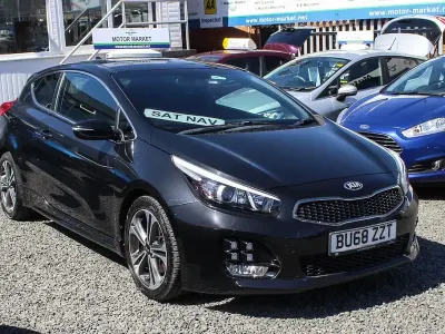 Used Kia ProCeed GT-Line 118 HP (86 kW) 2018 Black Hatchback