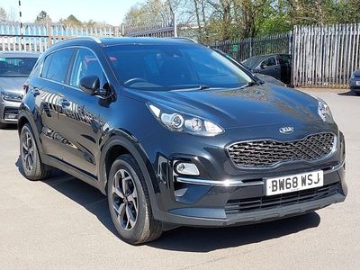 Begagnad Kia Sportage 130 HK (95 kW) 2019 Svart SUV