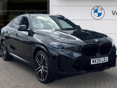 Black Used 2025 BMW X6 M Sport SUV | £65,950 (Expensive)
