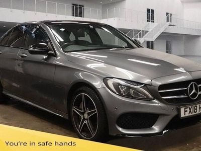 Used Mercedes C250 AMG line 204 HP (150 kW) 2018 Grey Sedan