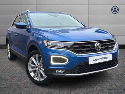 Blue Used 2020 VW T-Roc SEL SUV | £18,450 (Fair price)