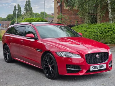 Used Jaguar XF R-Sport 2019 Red Estate