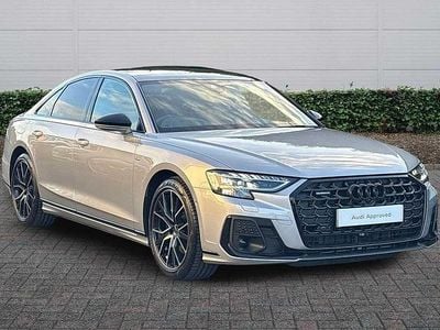 Floret silver metallic New 2025 Audi A8 Black Edition Sedan | £66,595 (Expensive)