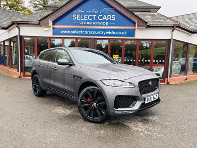 Grey Used 2017 Jaguar F-Pace S SUV | £16,995 (Fair price)