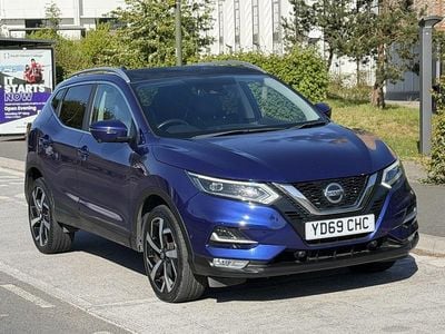Begagnad Nissan Qashqai Tekna 2019 Blå SUV