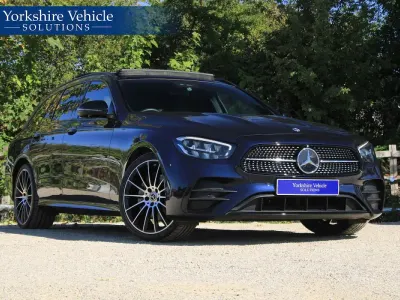 Used Mercedes E220 AMG line 2022 Blue Estate