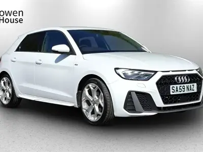 Begagnad Audi A1 Sportback S-Line 116 HK (85 kW) 2020 Vit Halvkombi