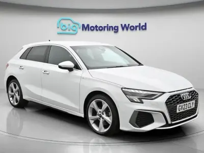 Used Audi A3 Sportback S-Line 204 HP (150 kW) 2023 White Hatchback
