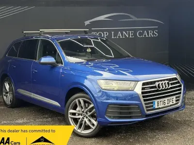 Used Audi Q7 S-Line 2016 Blue SUV