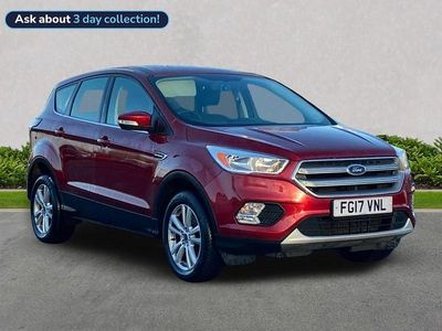 Red Used 2017 Ford Kuga Zetec SUV | £7,359 (Fair price)