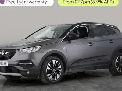 Used Vauxhall Grandland X SRi 131 HP (96 kW) 2019 Grey SUV