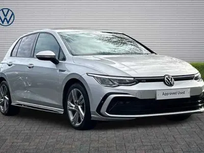 Used VW Golf VIII R-line 150 HP (110 kW) 2022 Silver Hatchback