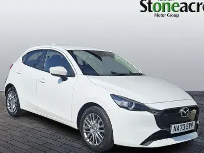 Used Mazda 2 Exclusive-Line 116 HP (85 kW) 2023 White Hatchback