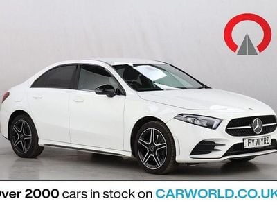 White Used 2021 Mercedes A250 AMG line Sedan | £13,990 (Fair price)
