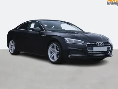 Used Audi A5 S-Line 190 HP (139 kW) 2018 Black Coupe