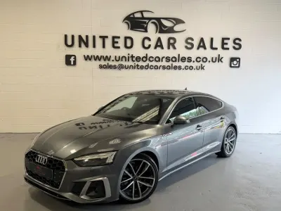 Begagnad Audi A5 S-Line 2021 Grå Sportkupé