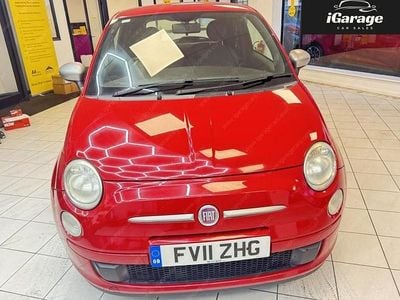Used Fiat 500 Lounge 85 HP (62 kW) 2011 Red Hatchback
