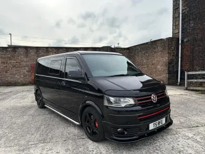 Used VW T5 Sportline 180 HP (132 kW) 2014 Black Van
