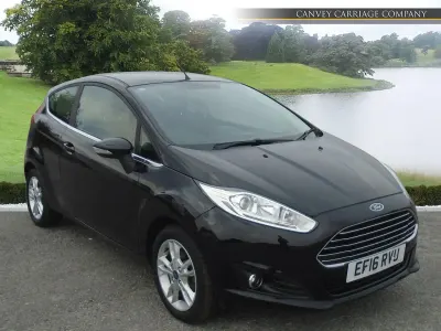 Used Ford Fiesta Zetec 82 HP (60 kW) 2016 Black Hatchback