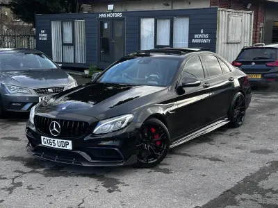 Used Mercedes C63S AMG Premium 2015 Black Sedan