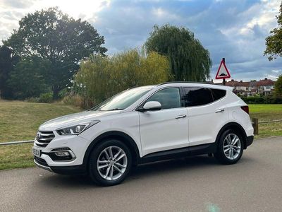 Used Hyundai Santa Fe Premium SE 2015 White SUV