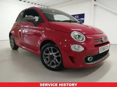 Used Fiat 500 S 69 HP (50 kW) 2018 Red Hatchback