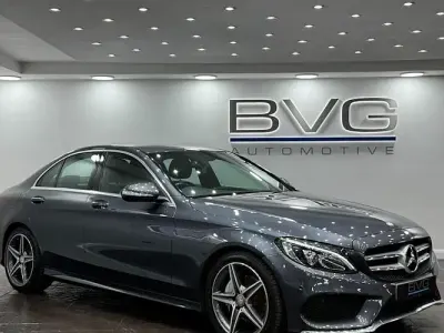 Używany Mercedes C220 AMG line 170 KM (125 kW) 2015 Szary Sedan/Limuzyna