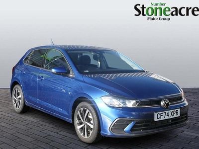 New VW Polo Match 94 HP (69 kW) 2025 Blue Hatchback