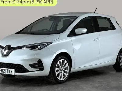 Used Renault Zoe Iconic 100 kW (136 HP) 2021 White Hatchback